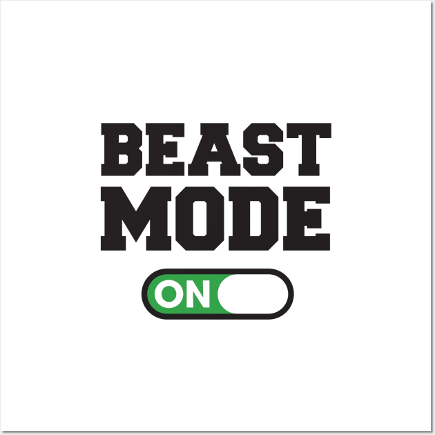 Beast Mode Wall Art by Woah_Jonny